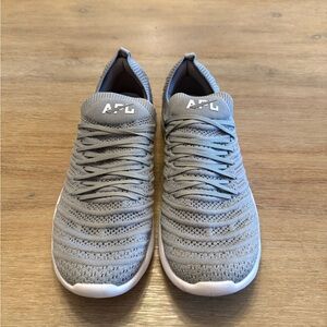 APL Light Gray Knit Sneakers